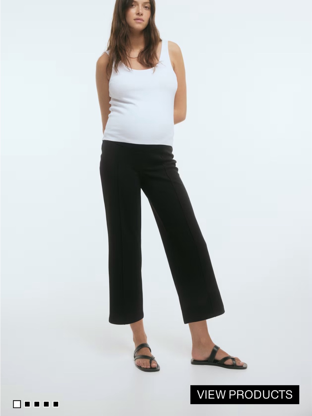 Maternity ankle length pants